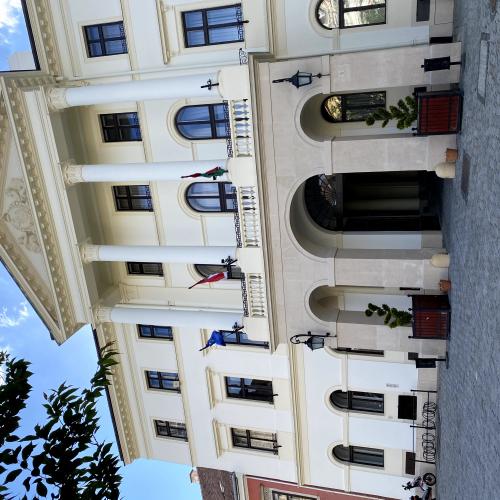 Sopron- renovation of the facade of a listed building